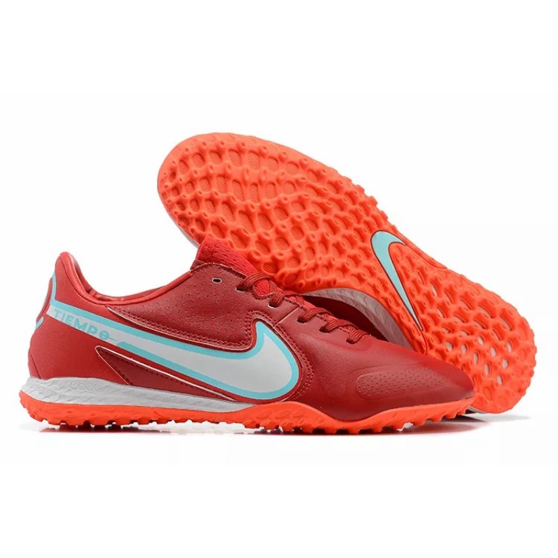 Botas de Fútbol Nike Tiempo Legend 9 TF Rojo (#39~#45)