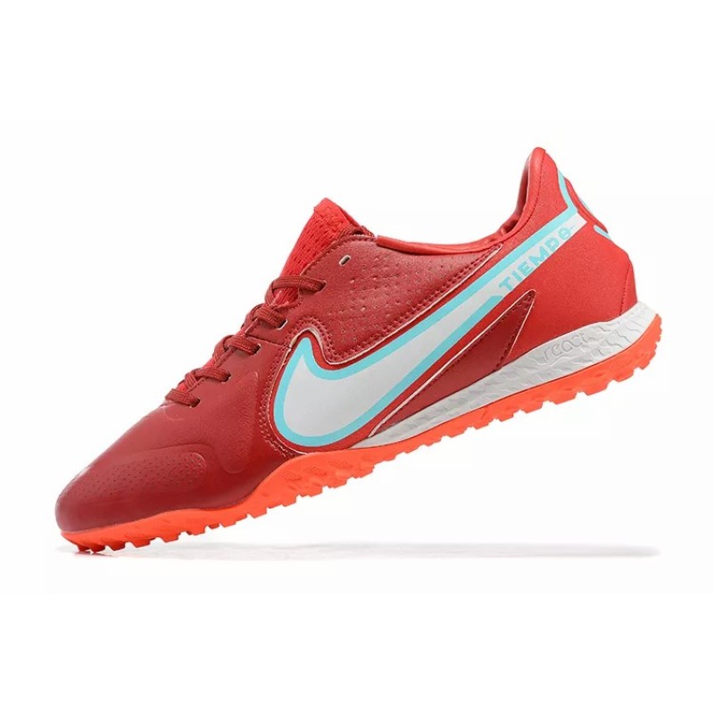 Botas de Fútbol Nike Tiempo Legend 9 TF Rojo (#39~#45)