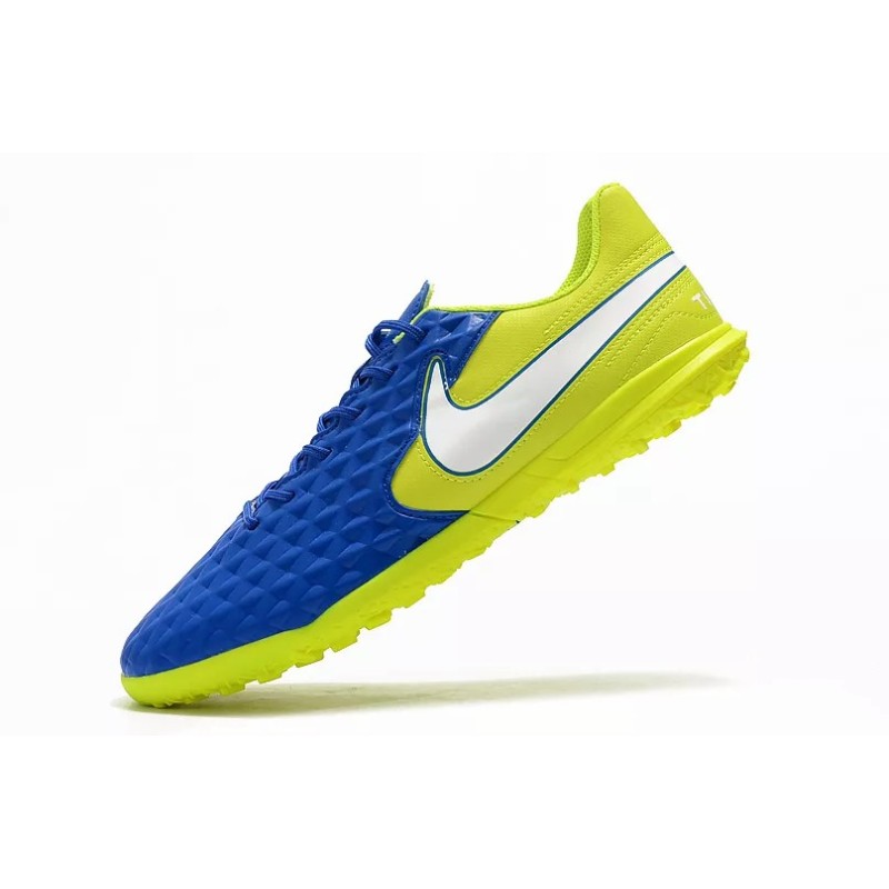 Botas de Fútbol Nike Tiempo Legend VIII TF Azul / Blanco&Azul / Negro&Azul / Azul&Amarillo / Negro&Rojo / Negro / Negro&Amarillo / Rojo / Azul&Blanco / Amarillo (#39~#45)