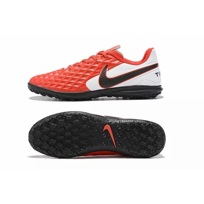 Botas de Fútbol Nike Tiempo Legend VIII DF TF Rojo&Blanco (#39~#45)