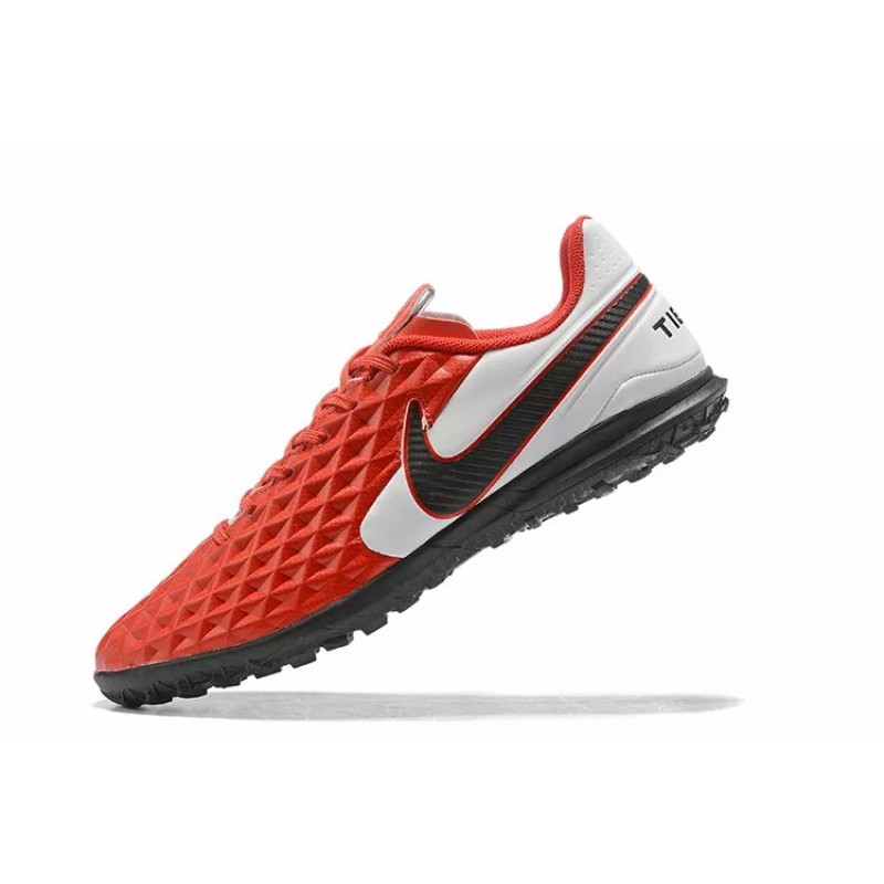 Botas de Fútbol Nike Tiempo Legend VIII DF TF Rojo&Blanco (#39~#45)