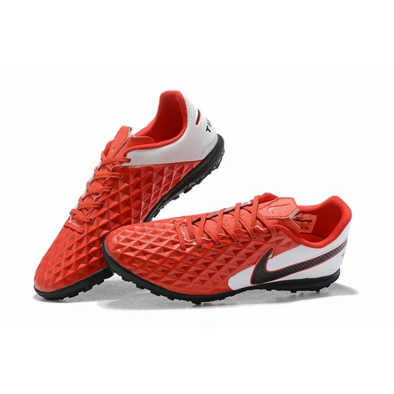 Botas de Fútbol Nike Tiempo Legend VIII DF TF Rojo&Blanco (#39~#45)