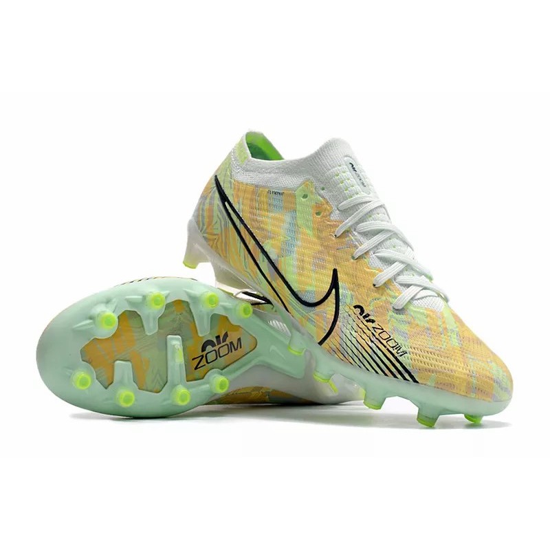 Botas de Fútbol Nike Air Zoom Mercurial Vapor XV Elite AG Amarillo Fluorescente&Naranja (#36~#45)