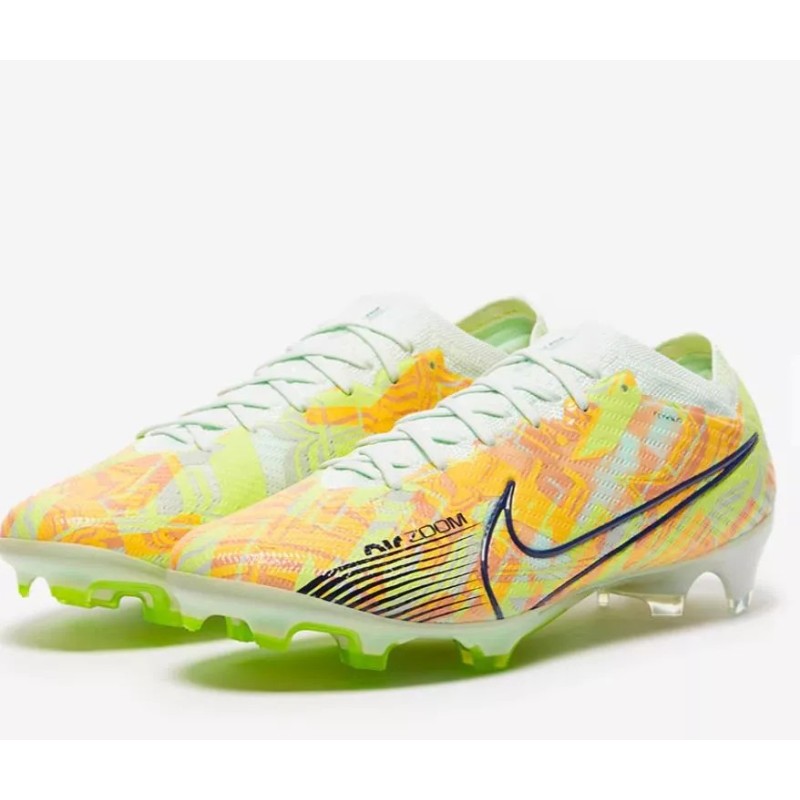 Botas de Fútbol Nike Air Zoom Mercurial Vapor XV Elite FG Unisex Naranja&Amarillo Fluorescente (#36~#45)
