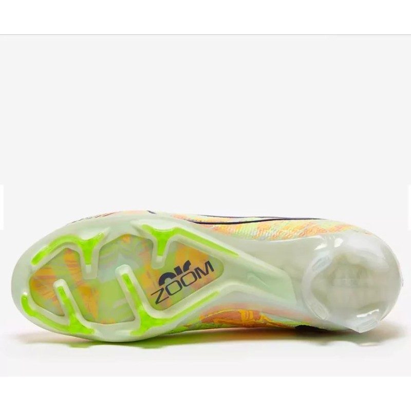 Botas de Fútbol Nike Air Zoom Mercurial Vapor XV Elite FG Unisex Naranja&Amarillo Fluorescente (#36~#45)