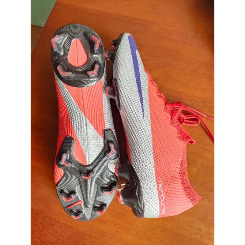 Botas de Fútbol Nike Mercurial Vapor XIII Elite FG Plateado&Rojo (#38~#46)