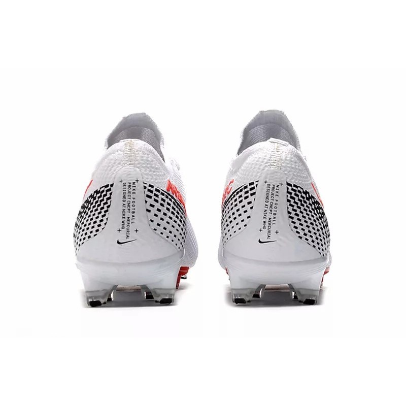 Botas de Fútbol Nike Mercurial Vapor 13 Elite FG Blanco&Rojo (#35~#45)
