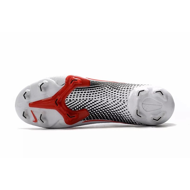 Botas de Fútbol Nike Mercurial Vapor 13 Elite FG Blanco&Rojo (#35~#45)
