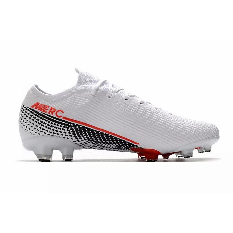 Botas de Fútbol Nike Mercurial Vapor 13 Elite FG Blanco&Rojo (#35~#45)