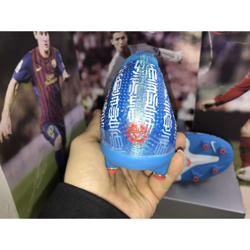 Botas de Fútbol Nike Mercurial Vapor 13 Elite CR7 AG Azul (#35~#45)