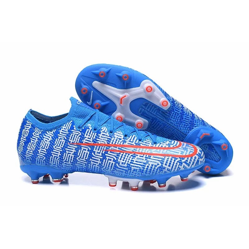 Botas de Fútbol Nike Mercurial Vapor 13 Elite CR7 AG Azul (#35~#45)