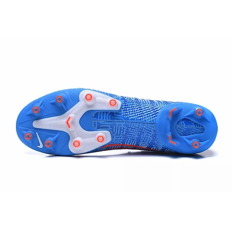 Botas de Fútbol Nike Mercurial Vapor 13 Elite CR7 AG Azul (#35~#45)
