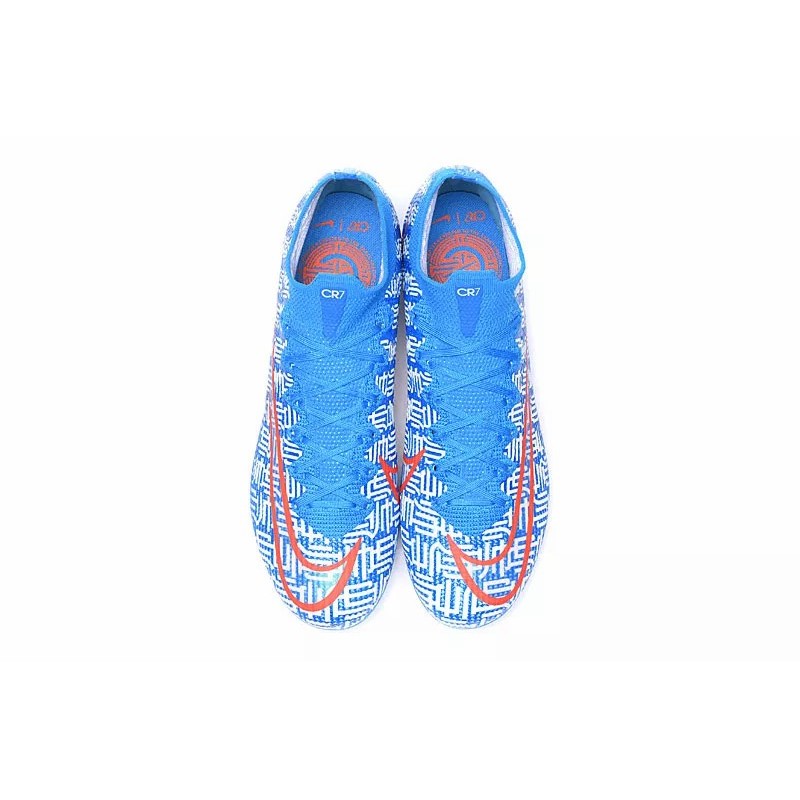 Botas de Fútbol Nike Mercurial Superfly VI Elite CR7 AG High Top Azul (#35~#45)