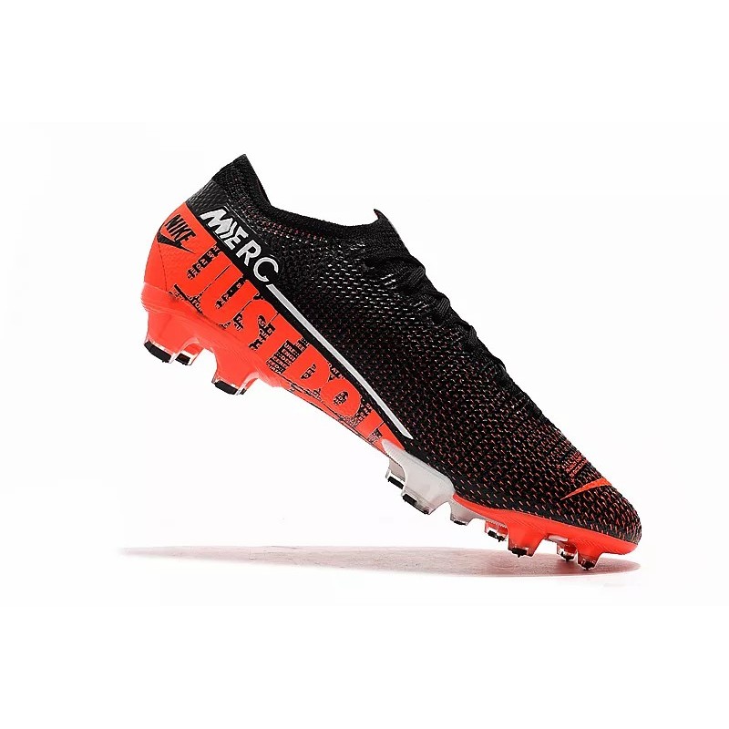 Botas de Fútbol Nike Mercurial Vapor 13 Elite FG Negro&Rojo (#39~#45)