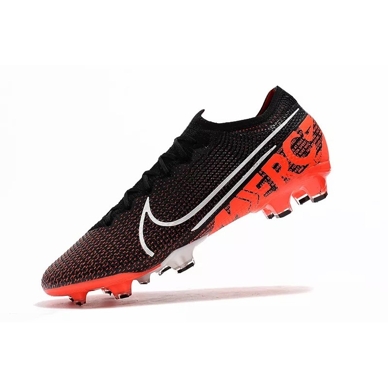 Botas de Fútbol Nike Mercurial Vapor 13 Elite FG Negro&Rojo (#39~#45)