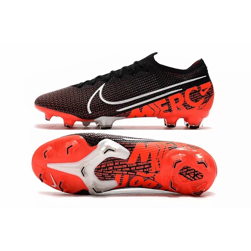 Botas de Fútbol Nike Mercurial Vapor 13 Elite FG Negro&Rojo (#39~#45)