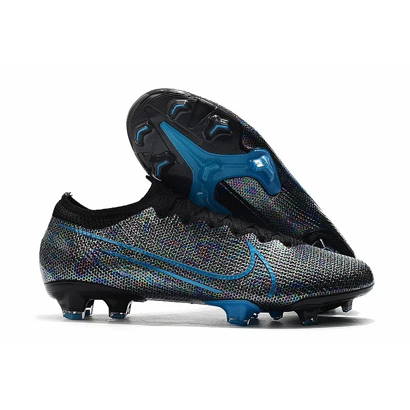 Botas de Fútbol Nike Mercurial Vapor 13 Elite FG Negro&Azul (#39~#45)