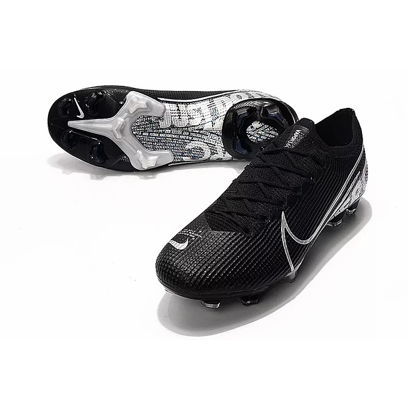 Botas de Fútbol Nike Mercurial Vapor 13 Elite FG Negro&Blanco (#39~#45)
