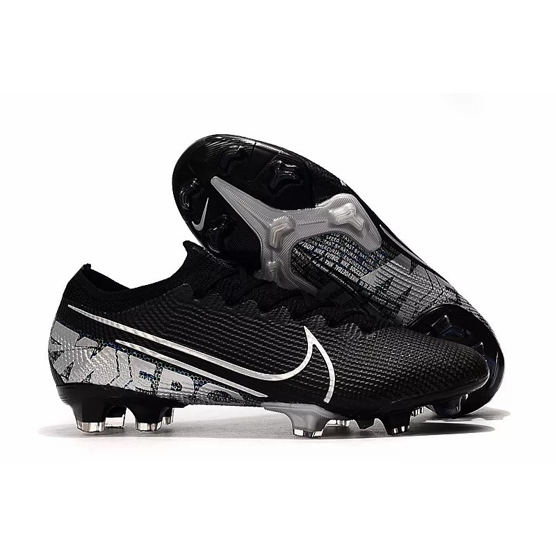 Botas de Fútbol Nike Mercurial Vapor 13 Elite FG Negro&Blanco (#39~#45)