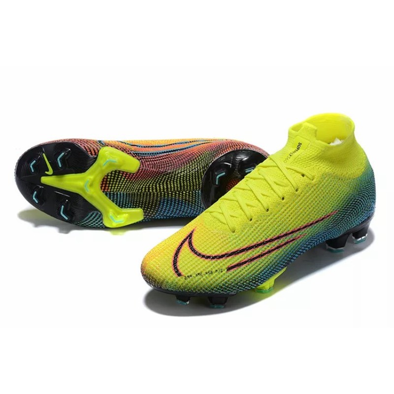 Botas de Fútbol Nike Mercurial Dream Speed 002 Superfly 13 Elite FG High Top Amarillo (#39~#45)