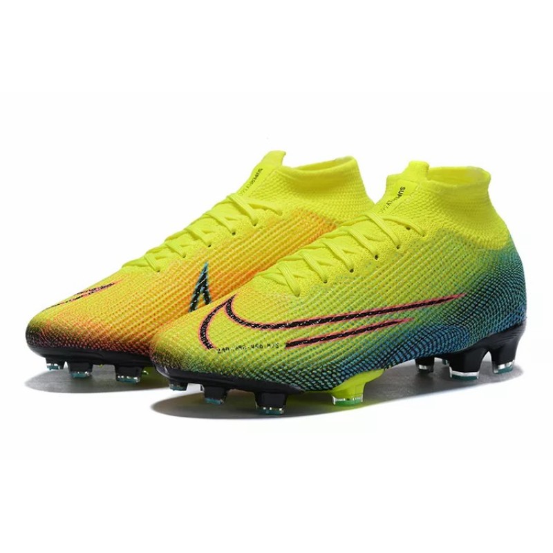 Botas de Fútbol Nike Mercurial Dream Speed 002 Superfly 13 Elite FG High Top Amarillo (#39~#45)