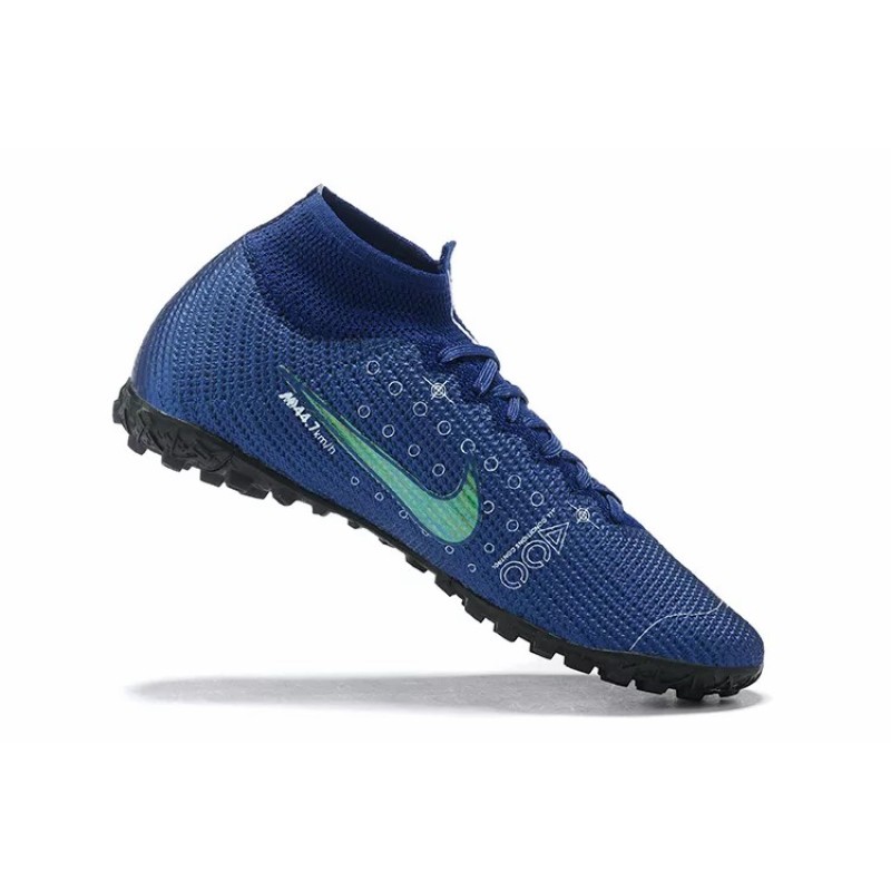 Botas de Fútbol Nike Mercurial Superfly 7 Elite TF Azul Marino (#39~#45)