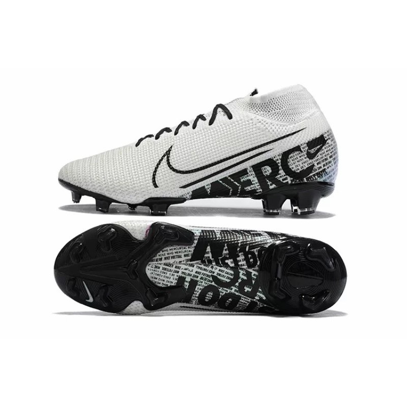 Botas de Fútbol Nike Mercurial Superfly VII 360 Elite FG Blanco&Negro (#39~#45)