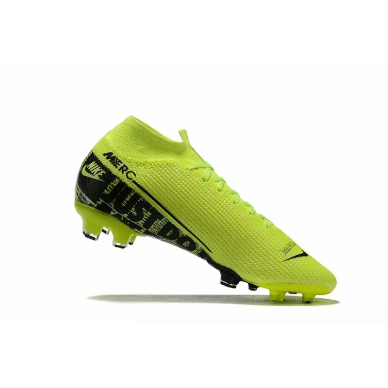 Botas de Fútbol Nike Mercurial Superfly VII 360 Elite FG Amarillo Fluorescente (#39~#45)
