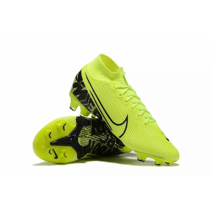 Botas de Fútbol Nike Mercurial Superfly VII 360 Elite FG Amarillo Fluorescente (#39~#45)