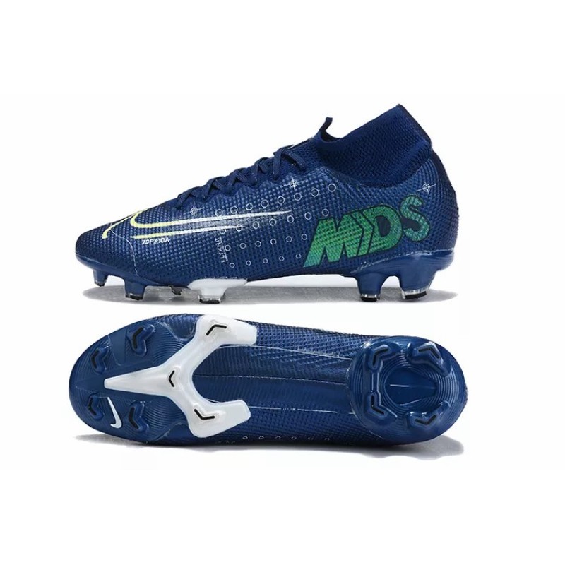 Botas de Fútbol Nike Mercurial Superfly VII 360 Elite FG Azul Marino (#39~#45)