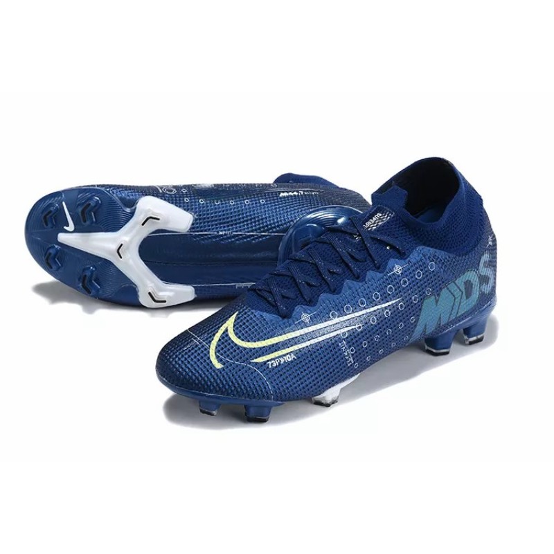Botas de Fútbol Nike Mercurial Superfly VII 360 Elite FG Azul Marino (#39~#45)