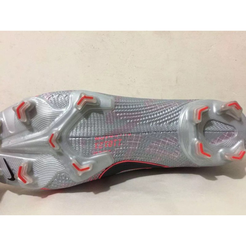 Botas de Fútbol Nike Superfly 7 Elite SE FG Plateado&Rojo (#39~#45)