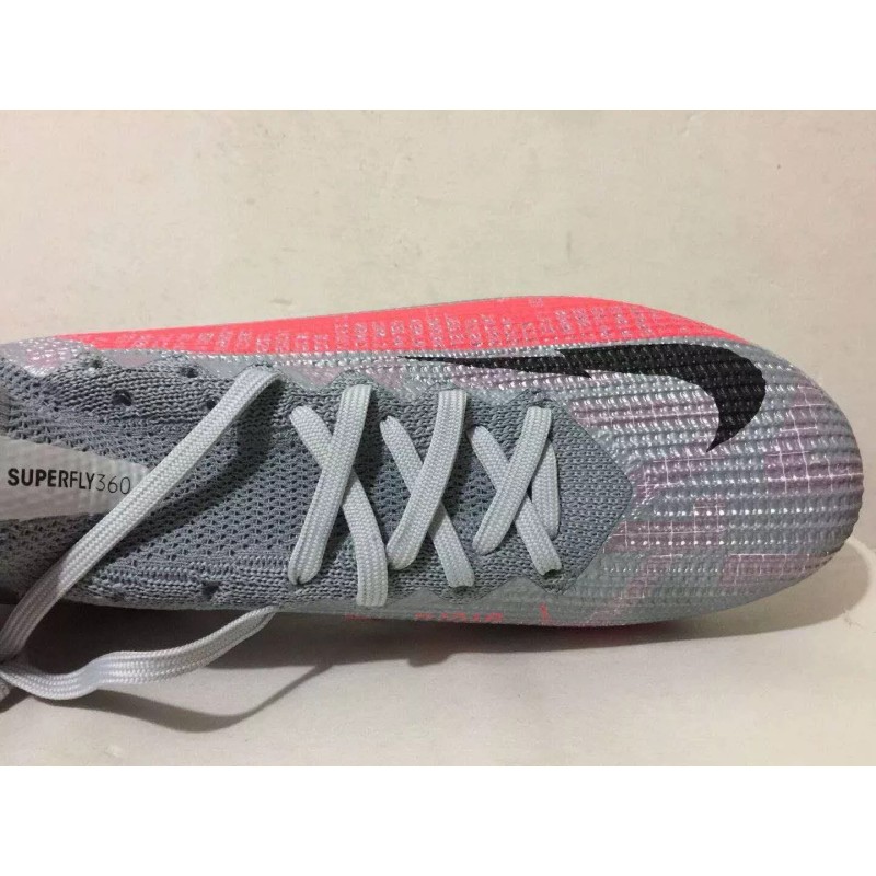 Botas de Fútbol Nike Superfly 7 Elite SE FG Plateado&Rojo (#39~#45)