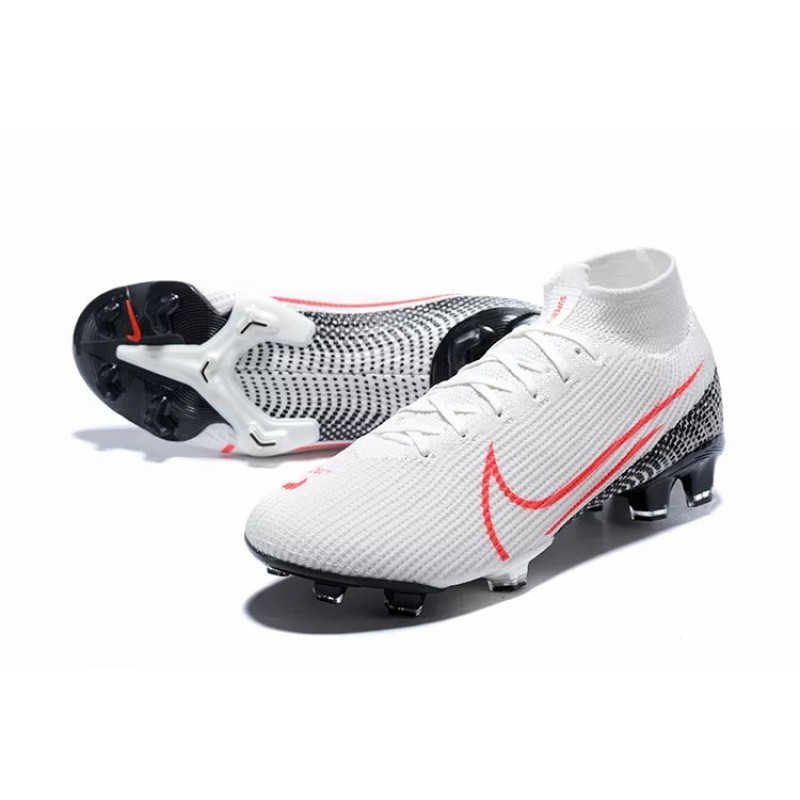 Botas de Fútbol Nike Superfly 7 Elite SE FG Blanco&Negro (#39~#45)