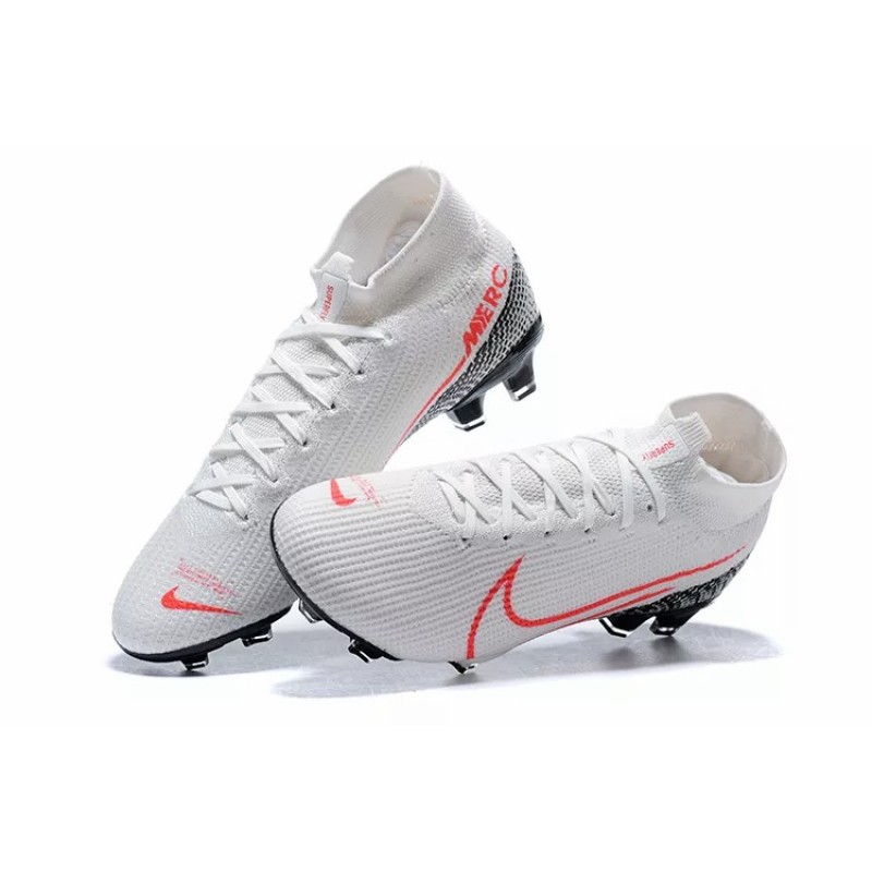 Botas de Fútbol Nike Superfly 7 Elite SE FG Blanco&Negro (#39~#45)