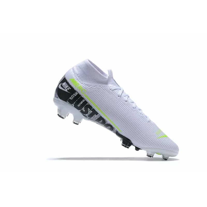 Botas de Fútbol Nike Superfly 7 Elite SE FG Blanco&Negro (#39~#45)