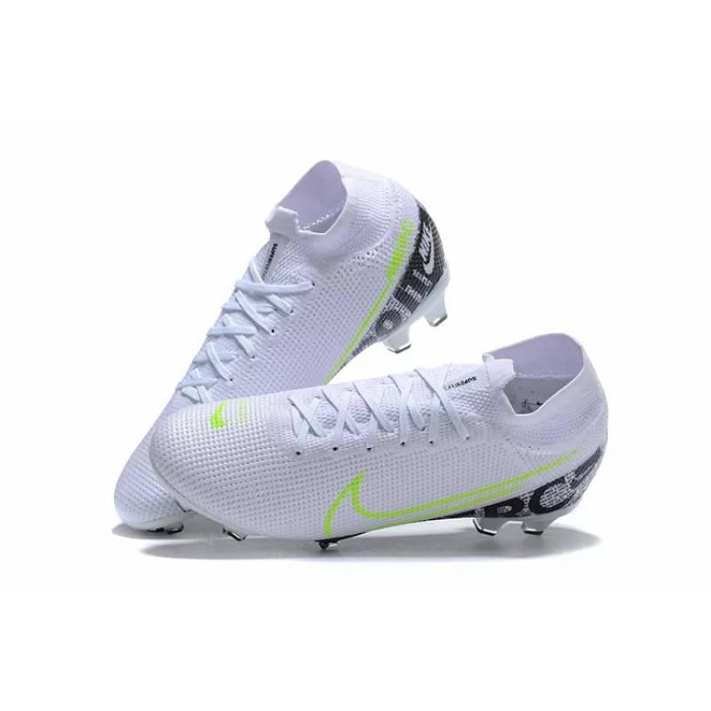 Botas de Fútbol Nike Superfly 7 Elite SE FG Blanco&Negro (#39~#45)