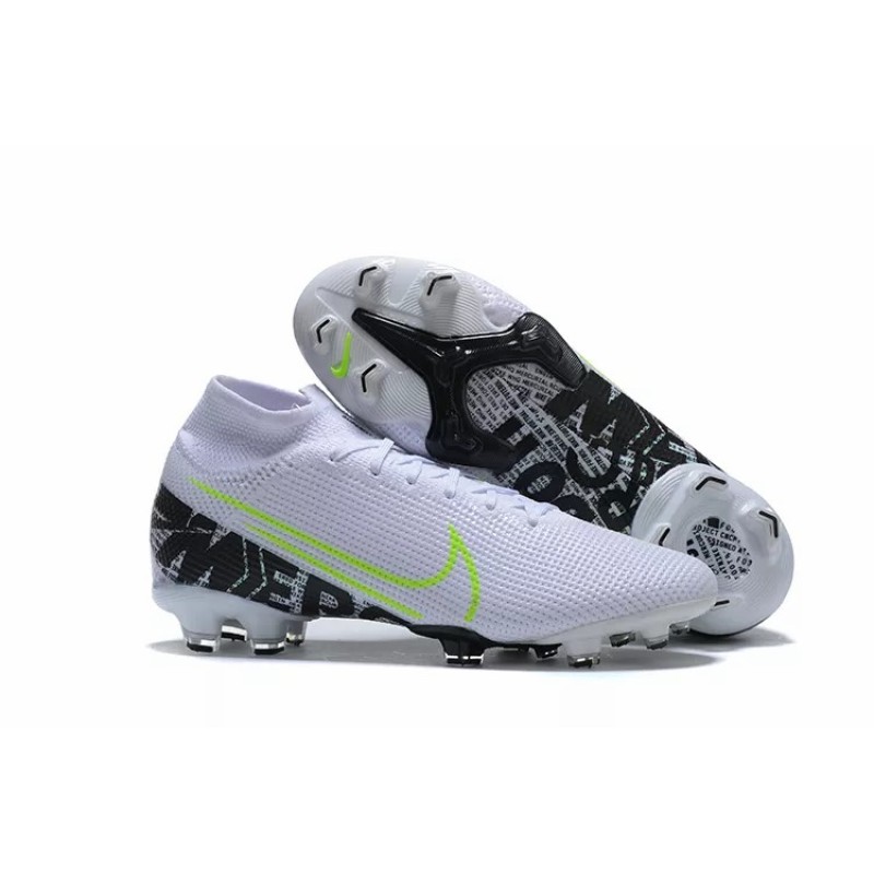 Botas de Fútbol Nike Superfly 7 Elite SE FG Blanco&Negro (#39~#45)