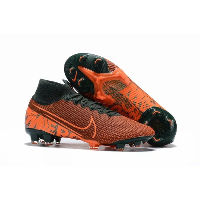 Botas de Fútbol Nike Superfly 7 Elite SE FG Marrón&Naranja (#39~#45)