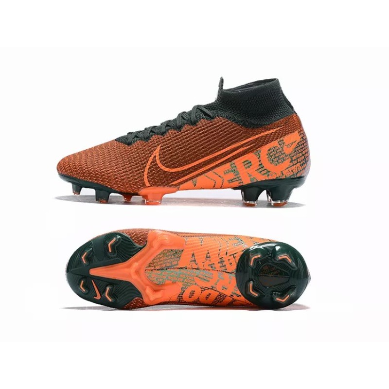 Botas de Fútbol Nike Superfly 7 Elite SE FG Marrón&Naranja (#39~#45)