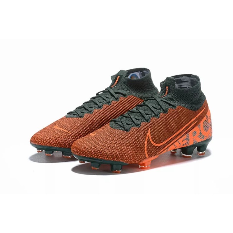 Botas de Fútbol Nike Superfly 7 Elite SE FG Marrón&Naranja (#39~#45)