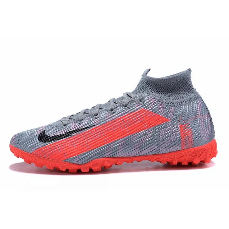 Botas de Fútbol Nike Mercurial Superfly VII 7 Elite TF Gris&Rojo (#39~#45)