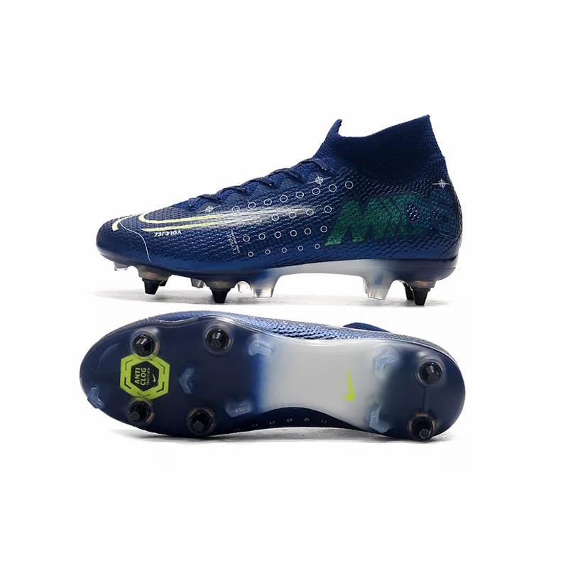 Botas de Fútbol Nike Mercurial Superfly 7 Elite SG-PRO Azul Marino (#39~#45)