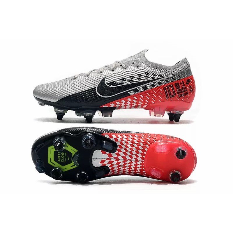 Botas de Fútbol Nike Mercurial Superfly 7 Elite SG-PRO Plateado&Rojo (#39~#45)