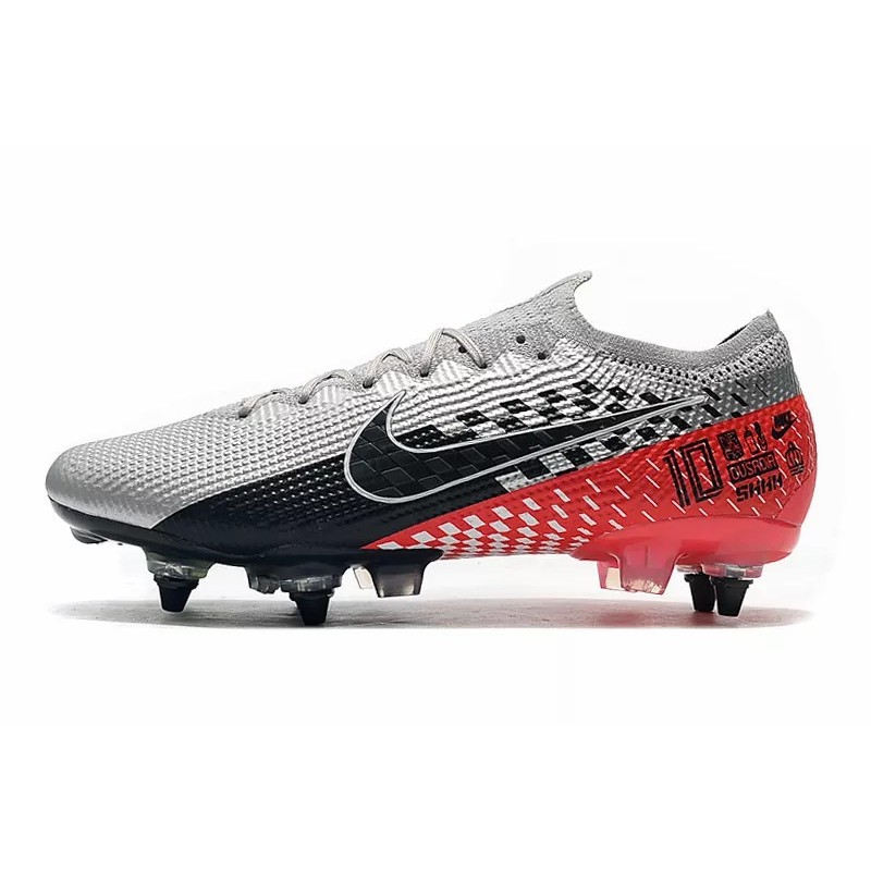 Botas de Fútbol Nike Mercurial Superfly 7 Elite SG-PRO Plateado&Rojo (#39~#45)