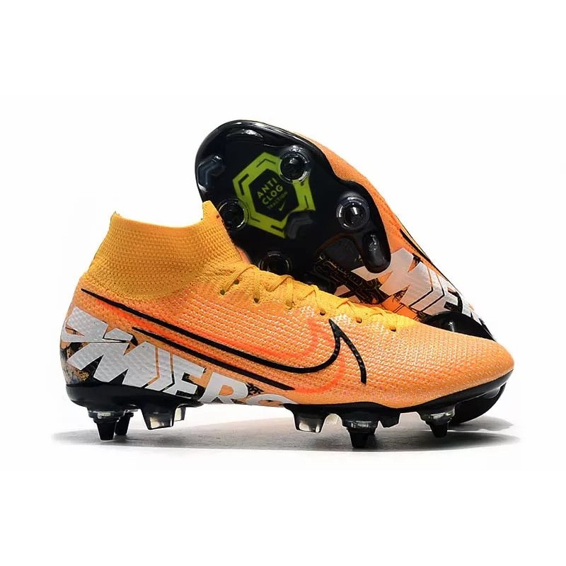 Botas de Fútbol Nike Mercurial Superfly 7 Elite SG-PRO Naranja (#39~#45)
