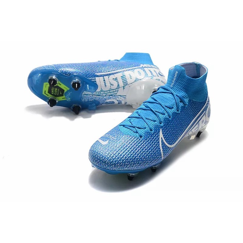 Botas de Fútbol Nike Mercurial Superfly 7 Elite SG-PRO Azul (#39~#45)