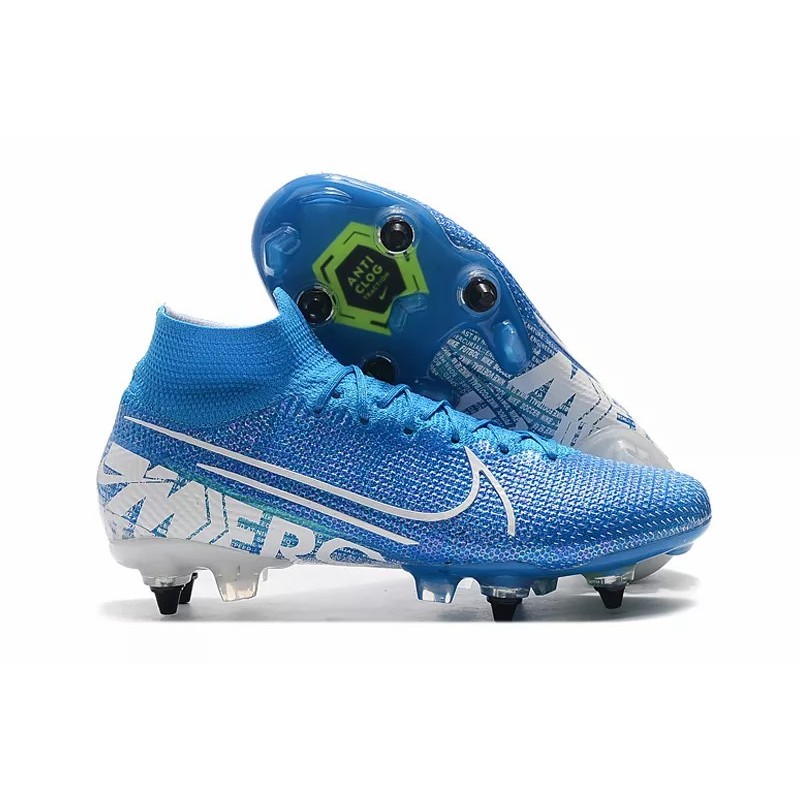 Botas de Fútbol Nike Mercurial Superfly 7 Elite SG-PRO Azul (#39~#45)