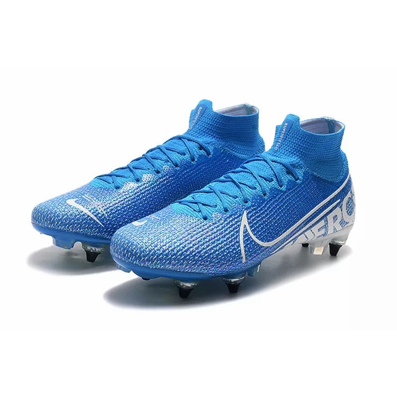 Botas de Fútbol Nike Mercurial Superfly 7 Elite SG-PRO Azul (#39~#45)