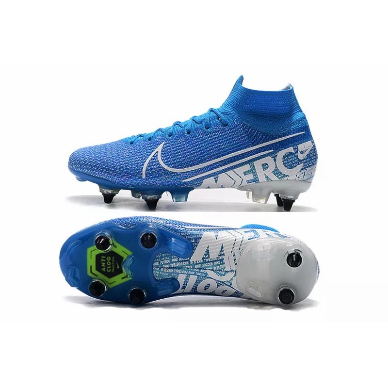 Botas de Fútbol Nike Mercurial Superfly 7 Elite SG-PRO Azul (#39~#45)
